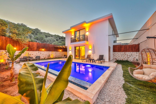 BLUE 7132 Patara'da 2 Kişilik Balayı Villası 