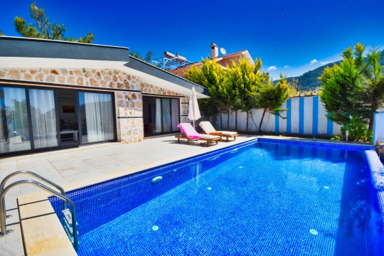 BLUE 7867 Kalkan/İslamlar 2 kişilik Balayı Villası