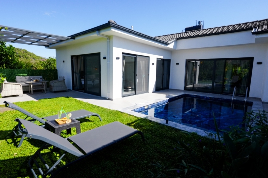 Dalyan Ortaca Yeşilyurt'da 4 kişilik Doğa İçinde Tatil Villası