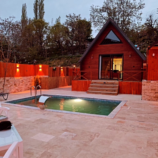 Antalya Kaş Sütleğen'de 2 Kişilik Doğa İçinde Tatil Villası