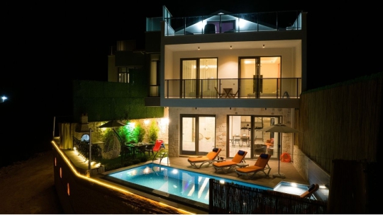 BLUE 7071 - Korunaklı,Saunalı Tatil villası, Demre Villa - Villa soura
