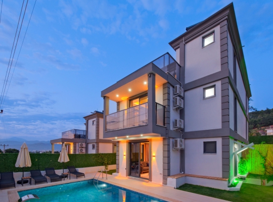 Fethiye Merkez Patlangıç'da 6 Kişilik Doğa İçinde Tatil Villası