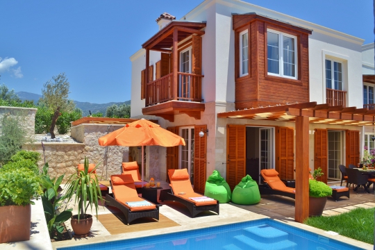 BLUE 7732 Kalkan Merkeze Yakın Kiralık Tatil Villası