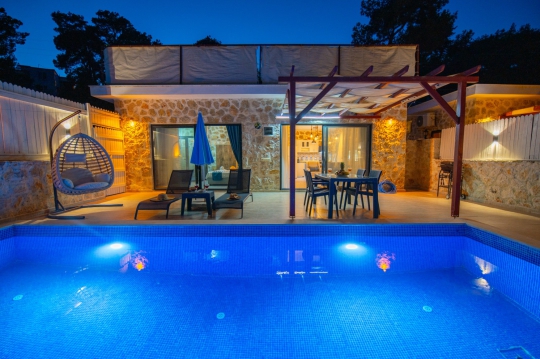 BLUE 8397 Kalkan/İslamlar Doğa manzaralı tatil villası