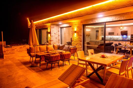 BLUE 7527, Deniz Manzaralı Kiralık Tatil Villası