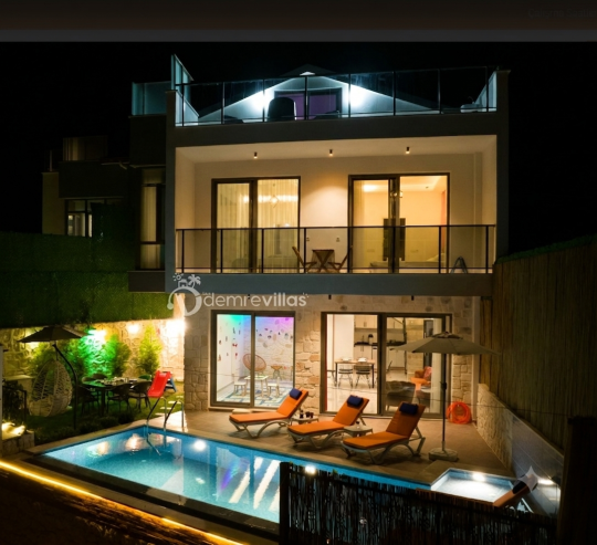 BLUE 7071 - Korunaklı,Saunalı Tatil villası, Demre Villa - Villa soura