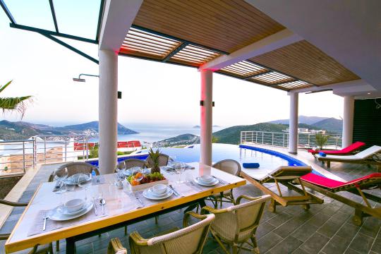 BLUE 7516, Deniz Manzaralı Kiralık Tatil Villası