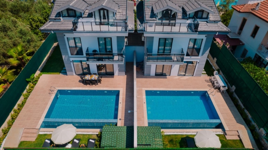 BLUE  7704  Fethiye Ölüdeniz  6 Kişilik Kiralık Geniş Aile Villası