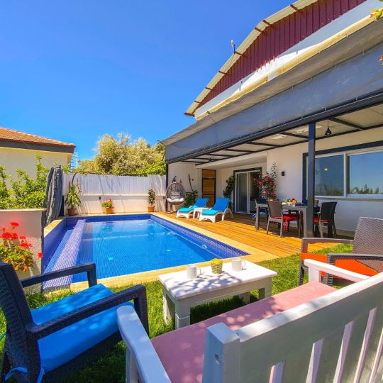 BLUE 8055 Kalkan İslamlar'da 2 Kişilik Kiralık Tatil Villası